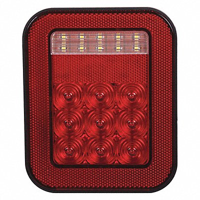 MAXXIMA M42221 Stop/Turn/Tail Light Rectangular Red