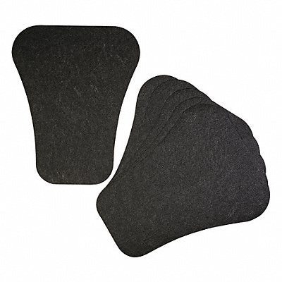 PIG GRP7002BK Urinal Mat Black Unscented 23 1/5 in PK6