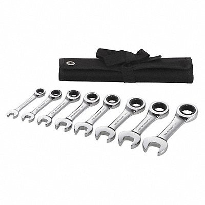 WESTWARD 54DG30 Combination Wrench St Steel Fll Plish Standard