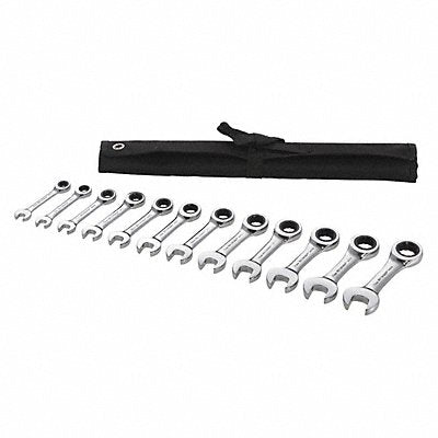 WESTWARD 54DG31 Combination Wrench St Steel Fll Plish Standard