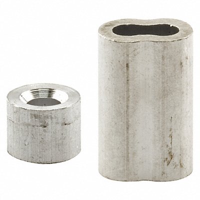PRIME-LINE GD12153 Ferrules Stops Aluminum Silver PR