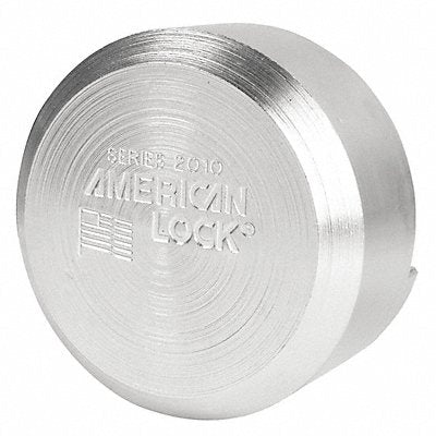 AMERICAN LOCK A2010NW7000 Keyed Padlock 1 23/32 in Round Silver