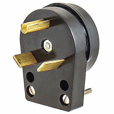 HUBBELL HBLTT30P Agl Strt Blade Plug Blk 30 A Stnd TT-30P