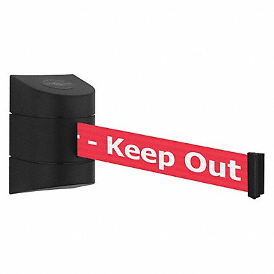 TENSABARRIER 89730S33NORHXC Barrier Post Plastic Post Black Finish