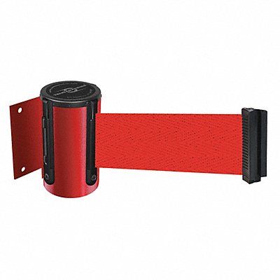 TENSABARRIER 896MAG21STDNOR5XC Barrier Post Metal Post Red Finish