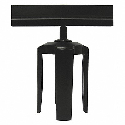 TENSABARRIER BRACKETHDSC33 Sign Holder 6 1/2 H 6 W Gloss Black