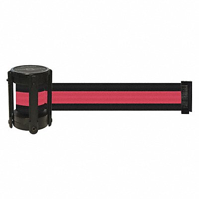 TENSABARRIER CASSETTESTDS2XC Barrier Post with Belt Black/Red 7 1/2 L