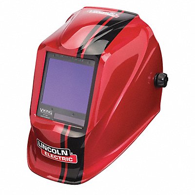 LINCOLN ELECTRIC K40344 Welding Helmet Red 3350 Series