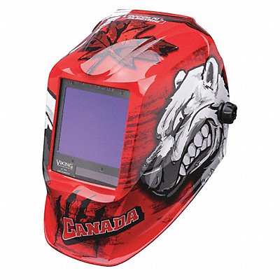LINCOLN ELECTRIC K32554 Welding Helmet Polar Arc Graphic Red