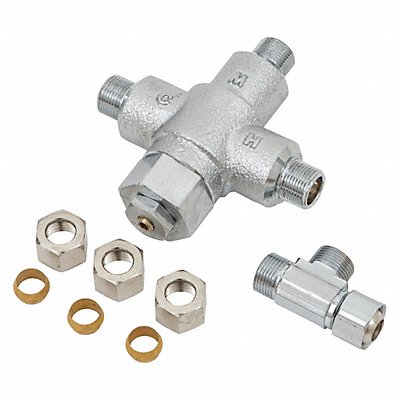 ACORN ST70CP38BCT Tempering Valve Brass 3-1/4 H 3/8 Inlet