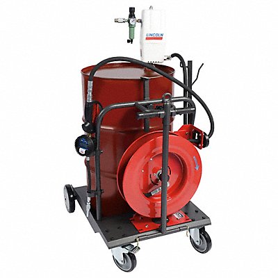 LINCOLN 279092 Portable Oil Pump with Gun 30 ft Hose