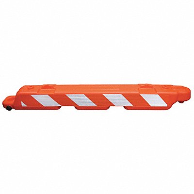 GRAINGER AB96OHIPLR Airport Barricade Orange 10 H 96 L