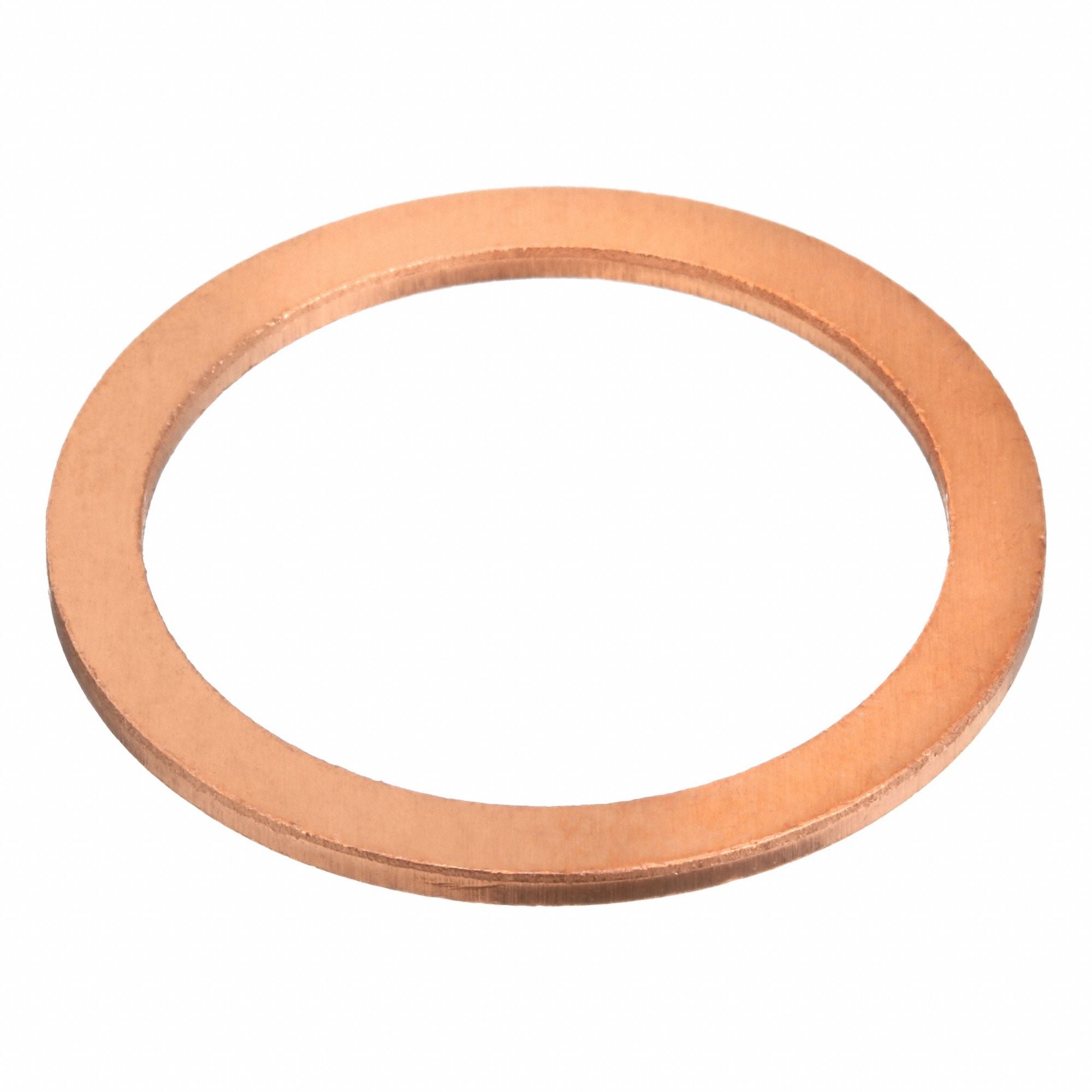 GRAINGER M503023000038 Annld Wshr Plain Copper M30 38x2mm 10PK