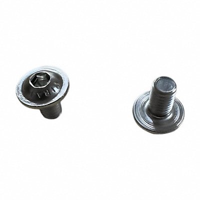 GRAINGER M510280800010 Socket Head Cap Screw (SHCS) Button Flng M8-1.25x10mm SS PK25