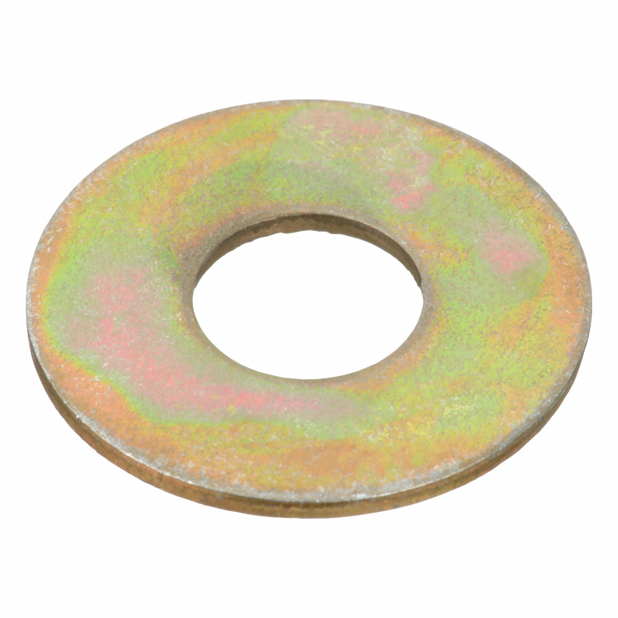 GRAINGER U381310430001 USS Washer ZncY Stl 7/16 1 1/4x0.083in 50PK