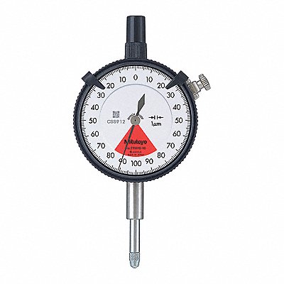 MITUTOYO 2901AB10 Dial Indicator 0 to 0.16mm Range White