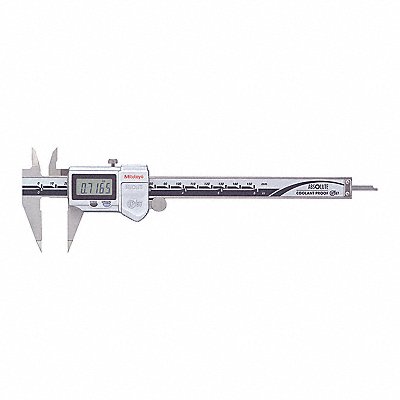 MITUTOYO 57372120 Digital Caliper 1-9/16 Jaw Depth Steel