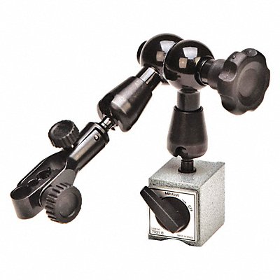 MITUTOYO 703110 Magnetic Stand Black 8-27/64 L 3 Holes