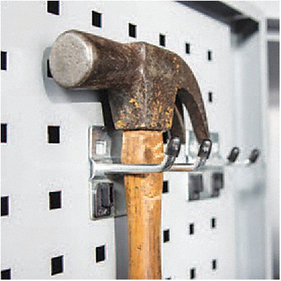 KENNEDY 99828 Dbl Rd Pegboard Hk 2 3/8 x2 x2 1/4 in PK10