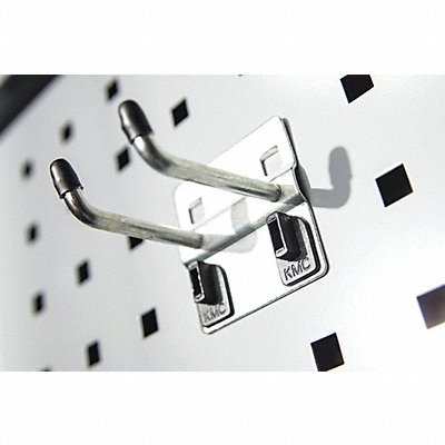 KENNEDY 99829 Dbl Rd Pegboard Hk 2 3/8 x2 x2 1/4 in PK10