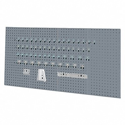 KENNEDY 50004UGY J5865 Pegboard Panel Kit 1/2 x36 x18 in Square