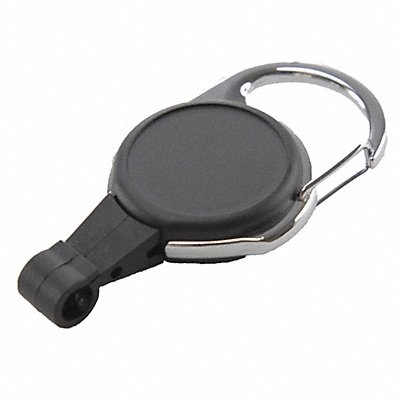 SICURIX BAU68434 Badge Reel Retractable Blk PK12