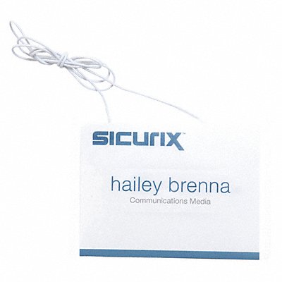 SICURIX BAU67678 ID Badge Holder Kit Color Clear PK50
