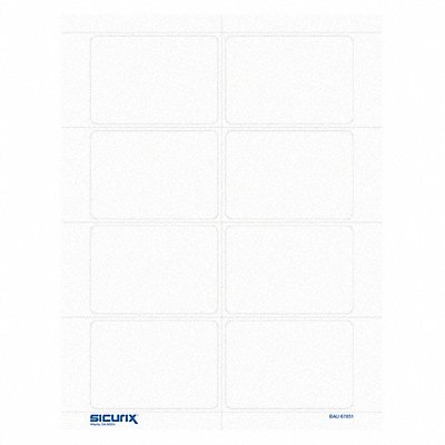 SICURIX BAU67651 ID Adhesive Badge Adhesive PK200