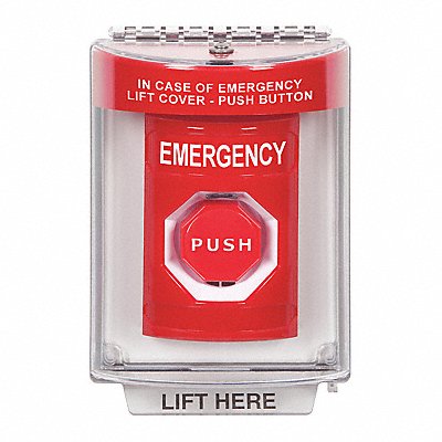 SAFETY TECHNOLOGY INTERNATIONAL SS2045EMEN Emergency Push Button Momentary Type