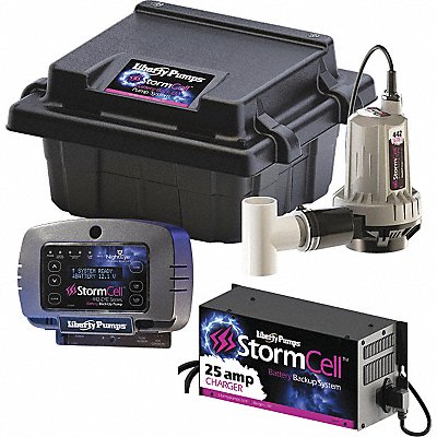 LIBERTY PUMPS 44225AEYE Back-up Pump 12VDC No Switch 1-1/2 FNPT