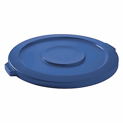 GRAINGER 54JJ59 D5922 Garbage Can Top Flat Top Round Blue
