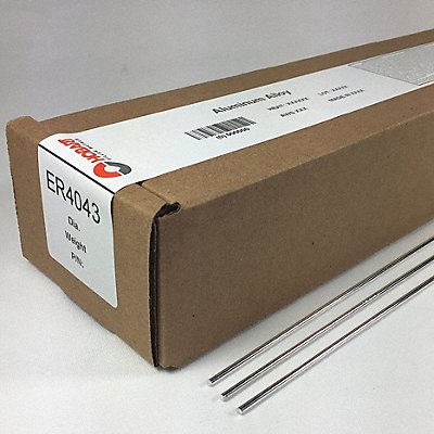 HOBART S163237G12 K4456 TIG Welding Rod 3/32  Dia 36  L 10 lb