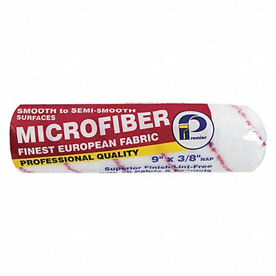 PREMIER 9MCR38 Roller Cover 9 L 3/8 Nap Microfiber
