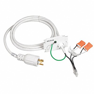 COLUMBIA LIGHTING C6TL15120 Cord and Plug Kit For LHA FLUOR 6 ft L