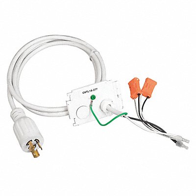 COLUMBIA LIGHTING C6TL15277 Cord and Plug Kit LHA High Bay 6 ft L