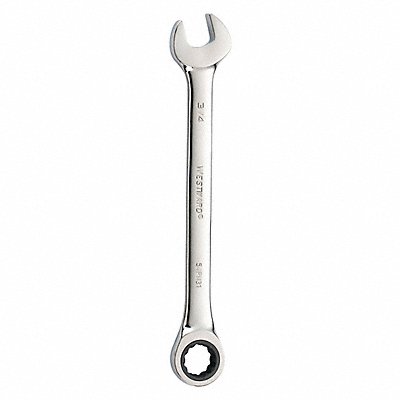 WESTWARD 54PN31 Combination Wrench Steel SAE 0 deg.
