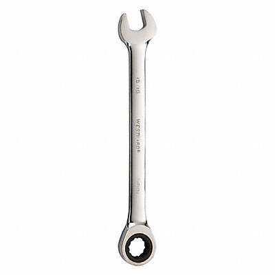 WESTWARD 54PN34 Combination Wrench Steel SAE 0 deg.