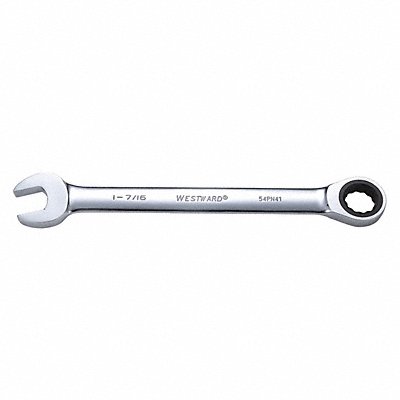 WESTWARD 54PN41 Combination Wrench Steel SAE 0 deg.