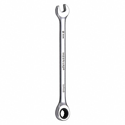 WESTWARD 54PN49 Combination Wrench Steel Metric 0 deg.