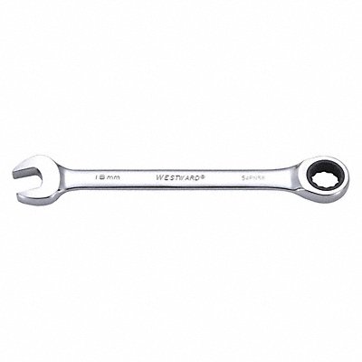 WESTWARD 54PN58 Combination Wrench Steel Metric 0 deg.