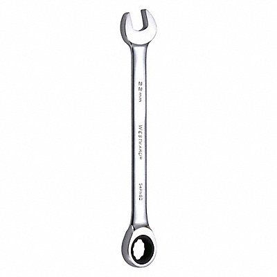 WESTWARD 54PN62 Combination Wrench Steel Metric 0 deg.