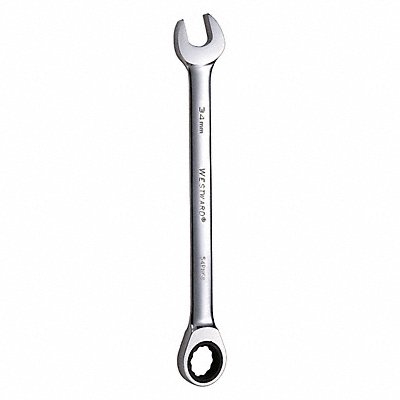 WESTWARD 54PN68 Combination Wrench Steel Metric 0 deg.