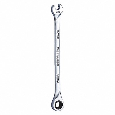 WESTWARD 54PN74 Combination Wrench Steel SAE 0 deg.