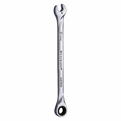 WESTWARD 54PN89 Combination Wrench Steel Metric 0 deg.