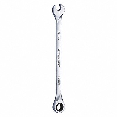 WESTWARD 54PN90 Combination Wrench Steel Metric 0 deg.