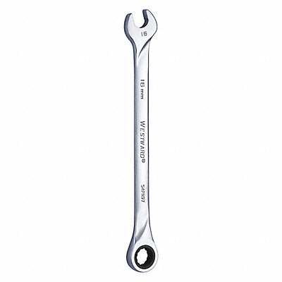 WESTWARD 54PN97 Combination Wrench Steel Metric 0 deg.