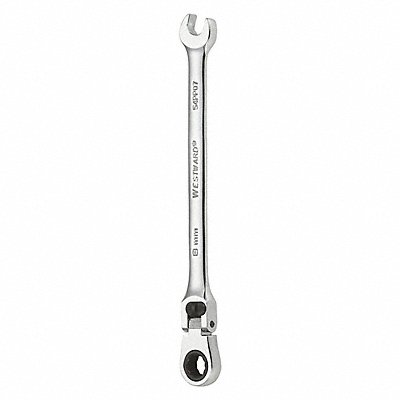 WESTWARD 54PP07 Combination Wrench Steel Metric 0 deg.