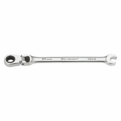 WESTWARD 54PP12 Combination Wrench Steel Metric 0 deg.