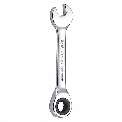 WESTWARD 54PP13 Combination Wrench Steel SAE 0 deg.