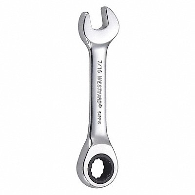 WESTWARD 54PP15 Combination Wrench Steel SAE 0 deg.
